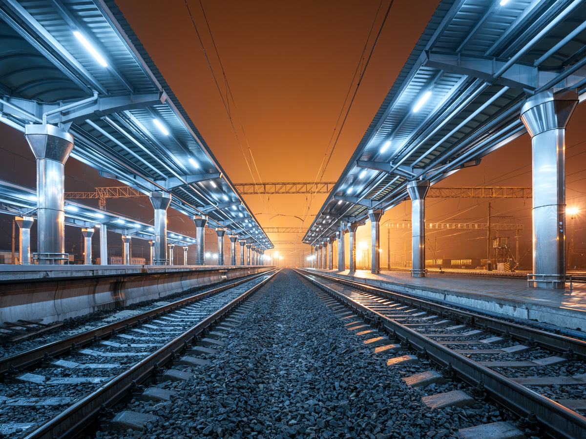 Chantier ferroviaire de nuit, Grand Paris Express